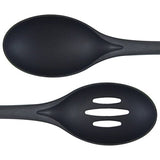 Kitchen Spoon Set with Silicone Spoon Rest