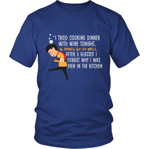 Classic Unisex Tee - Cooking with Wine