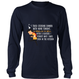 Long Sleeve Tee - Cooking with Wine
