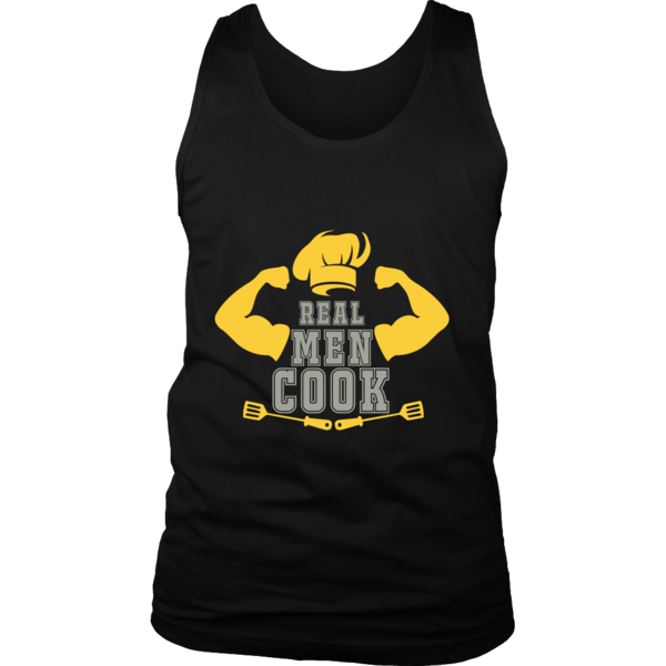Mens Tank Top - Real Men Cook