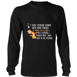 Long Sleeve Tee - Cooking with Wine